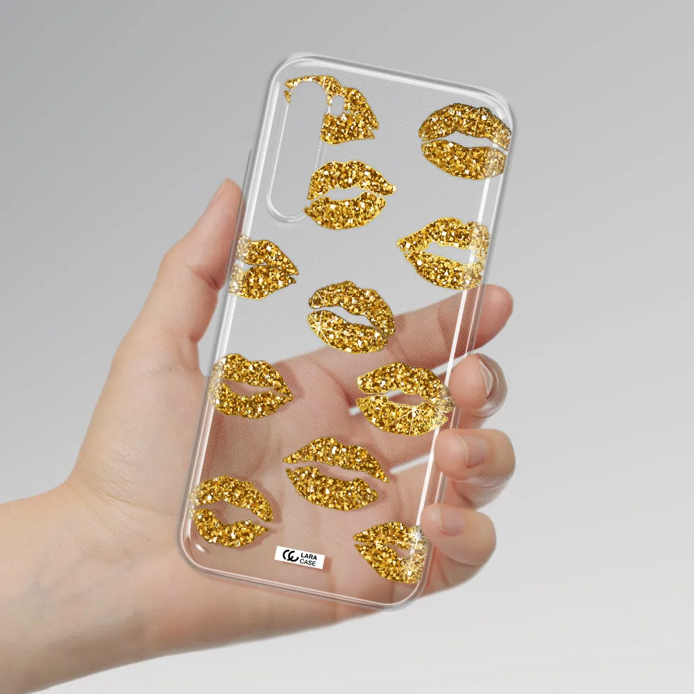 Glitter Lips Xiaomi Redmi Note 8T Clear Tpu Case