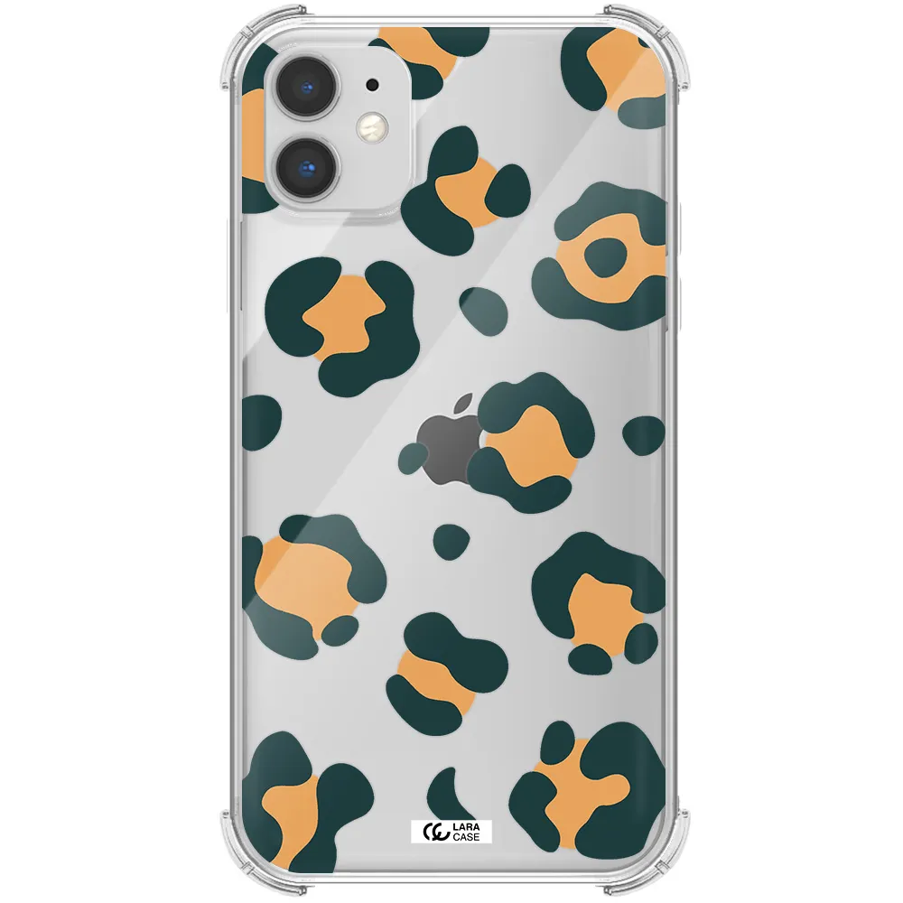 Toon Leopard Apple iPhone 11 Clear PC Case