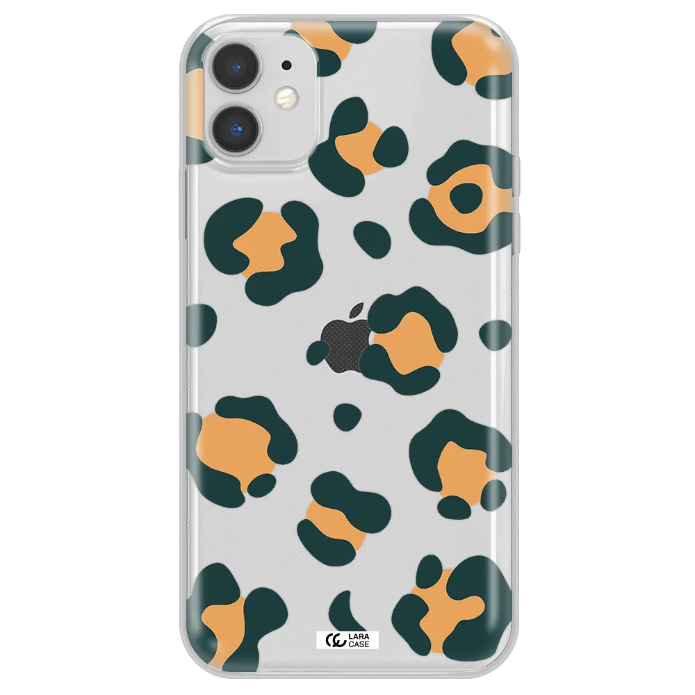Toon Leopard Apple iPhone 11 Clear TPU Case