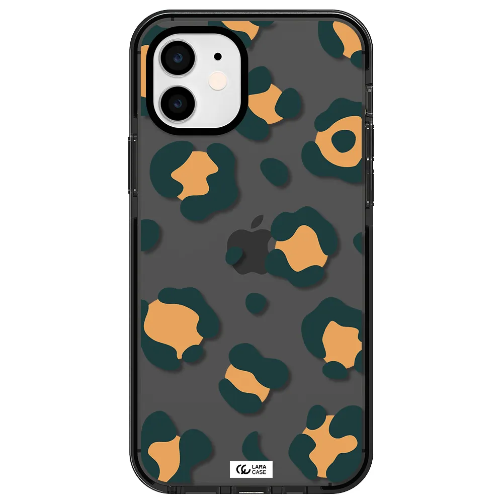 Toon Leopard Apple iPhone 11 impact Smoke Black Case
