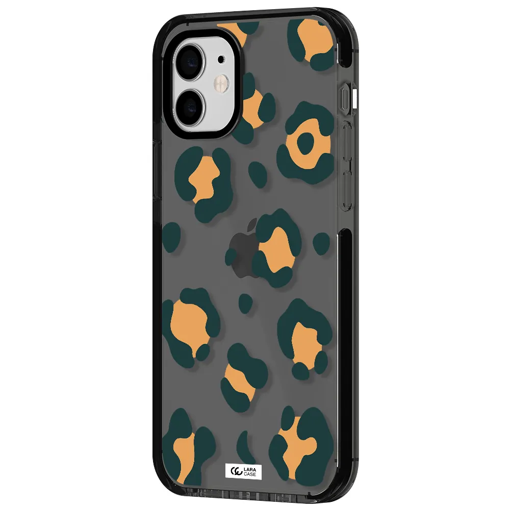 Toon Leopard Apple iPhone 11 impact Smoke Black Case