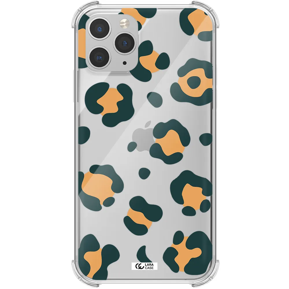 Toon Leopard Apple iPhone 11 pro Clear PC Case