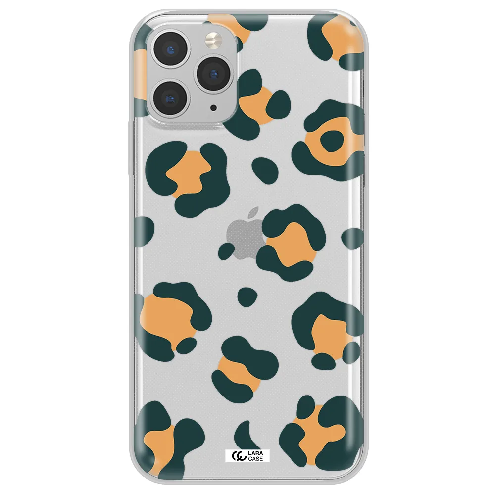 Toon Leopard Apple iPhone 11 pro max Clear TPU Case