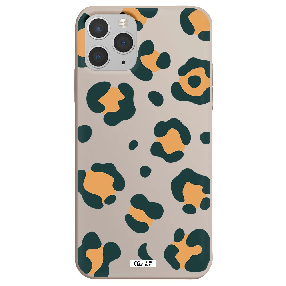 Toon Leopard Apple iPhone 11 pro max Silicone Stone Case