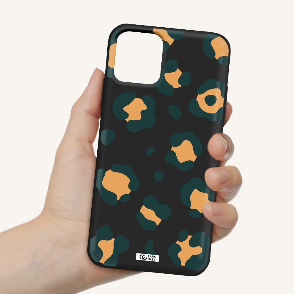 Toon Leopard Apple iPhone 11 pro Silicone black Case