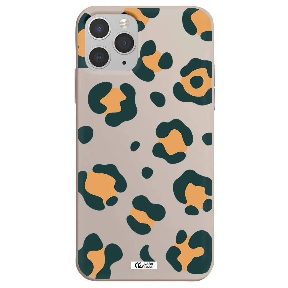 Toon Leopard Apple iPhone 11 pro Silicone Stone Case