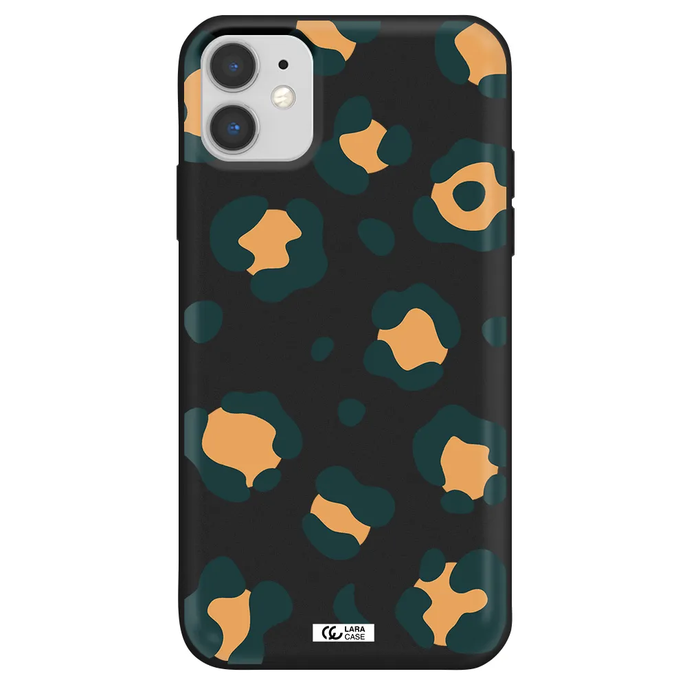 Toon Leopard Apple iPhone 11 Silicone black Case