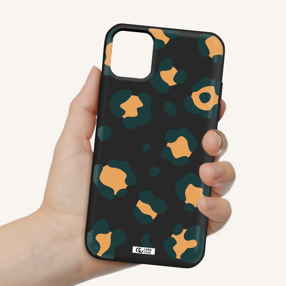 Toon Leopard Apple iPhone 11 Silicone black Case