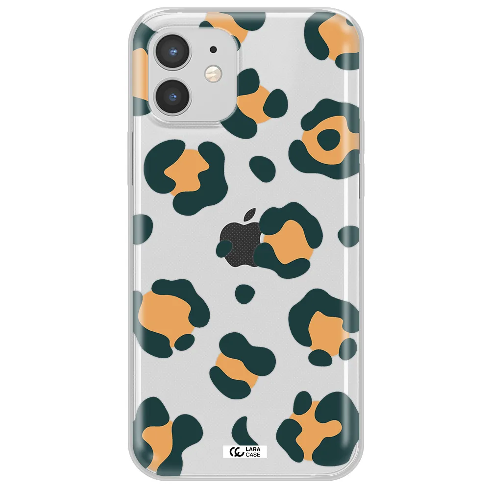 Toon Leopard Apple iPhone 12 mini Clear TPU Case