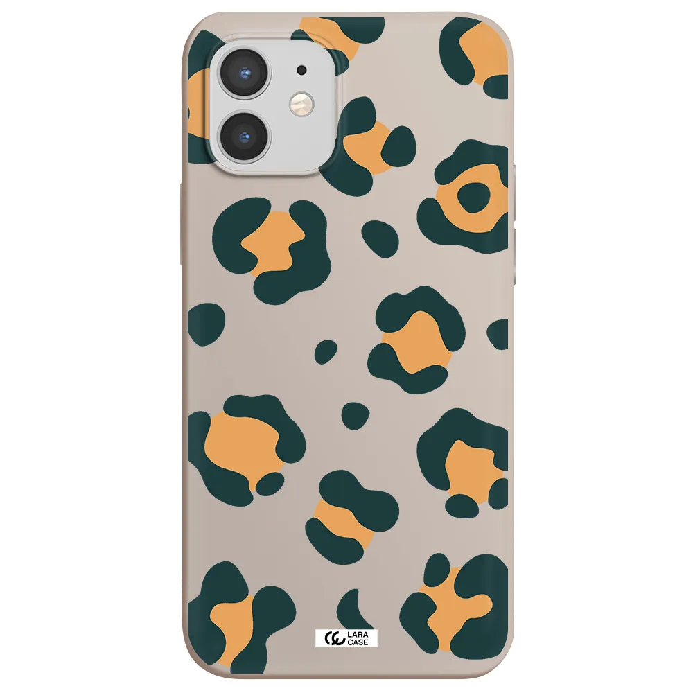 Toon Leopard Apple iPhone 12 mini Silicone Stone Case