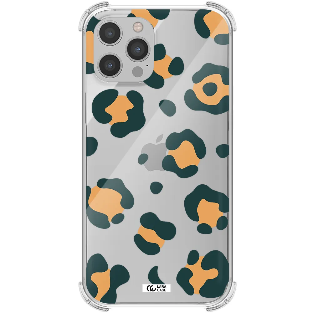 Toon Leopard Apple iPhone 12 pro Clear PC Case