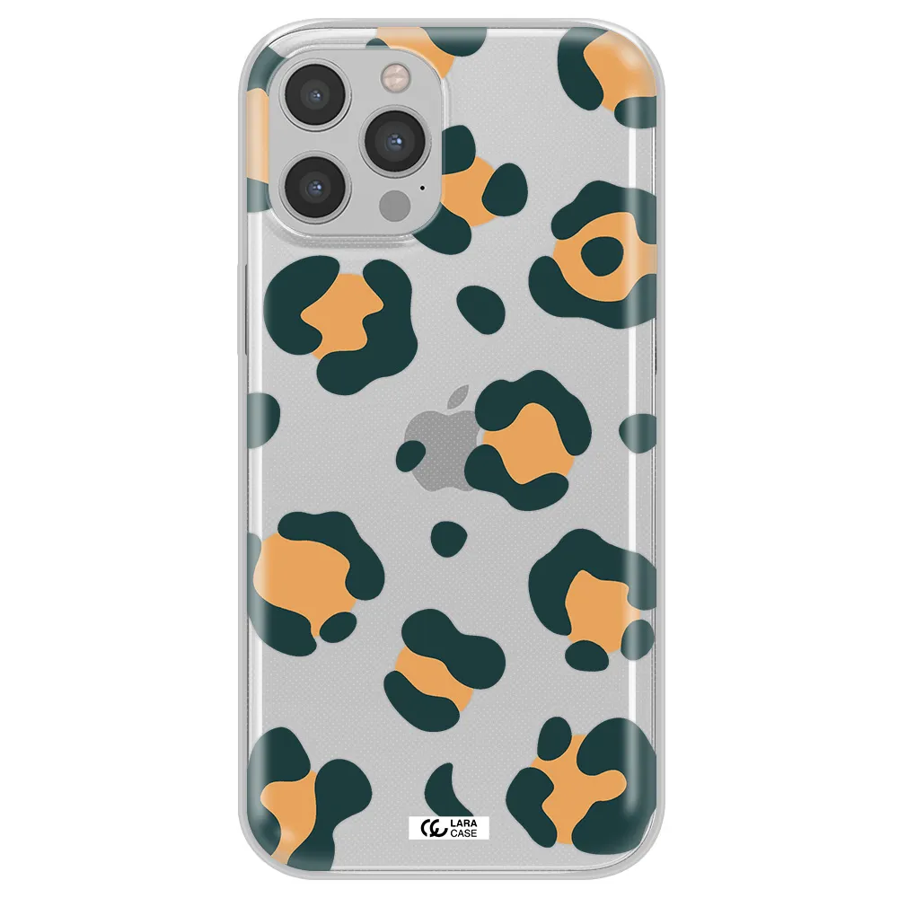 Toon Leopard Apple iPhone 12 pro max Clear TPU Case