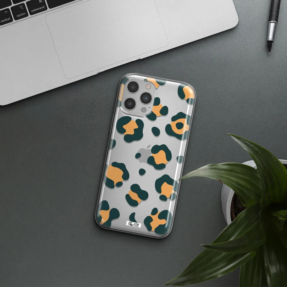 Toon Leopard Apple iPhone 12 pro max Clear TPU Case