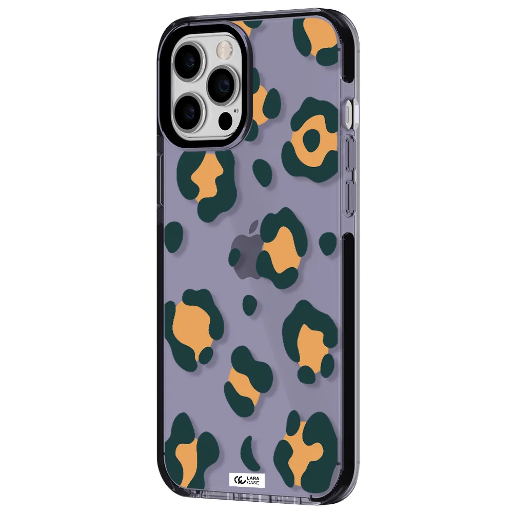 Toon Leopard Apple iPhone 12 pro max impact Lilac Case