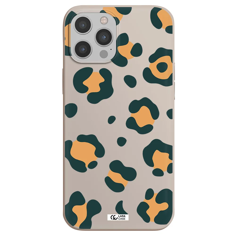 Toon Leopard Apple iPhone 12 pro max Silicone Stone Case
