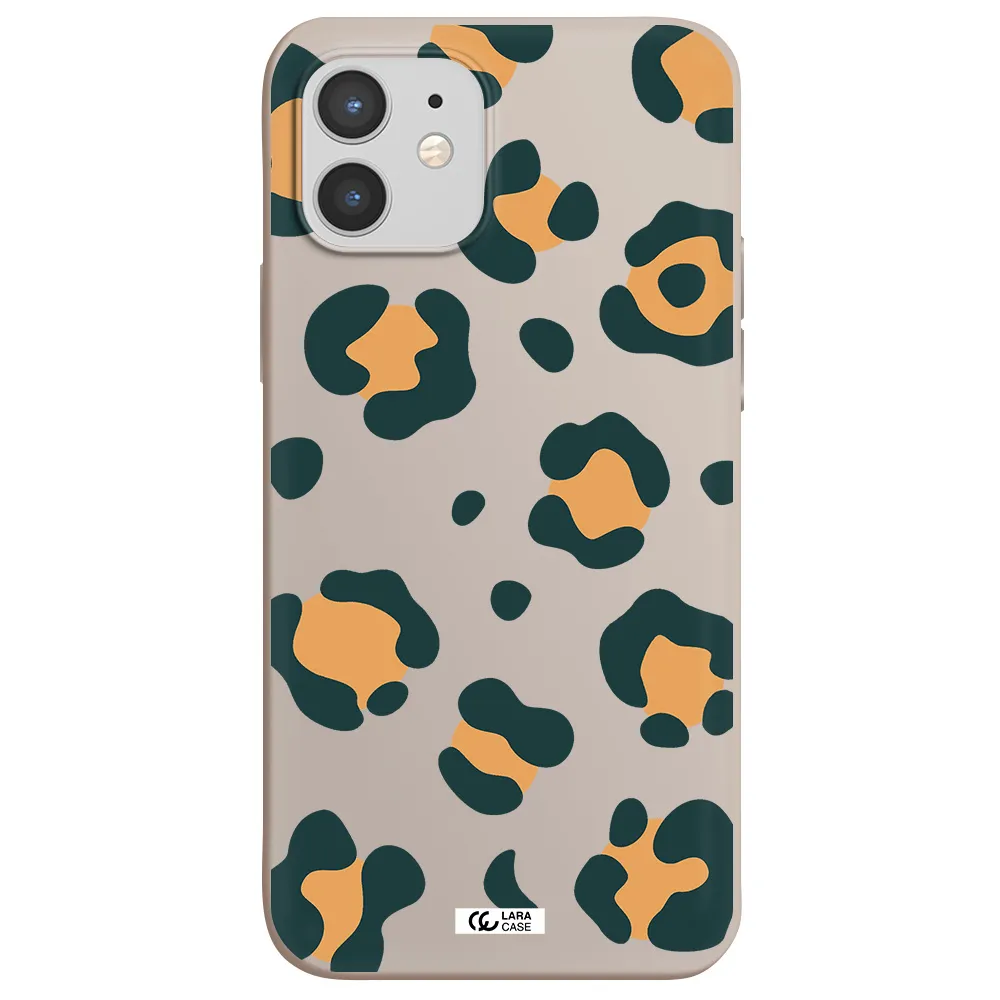 Toon Leopard Apple iPhone 12 Silicone Stone Case