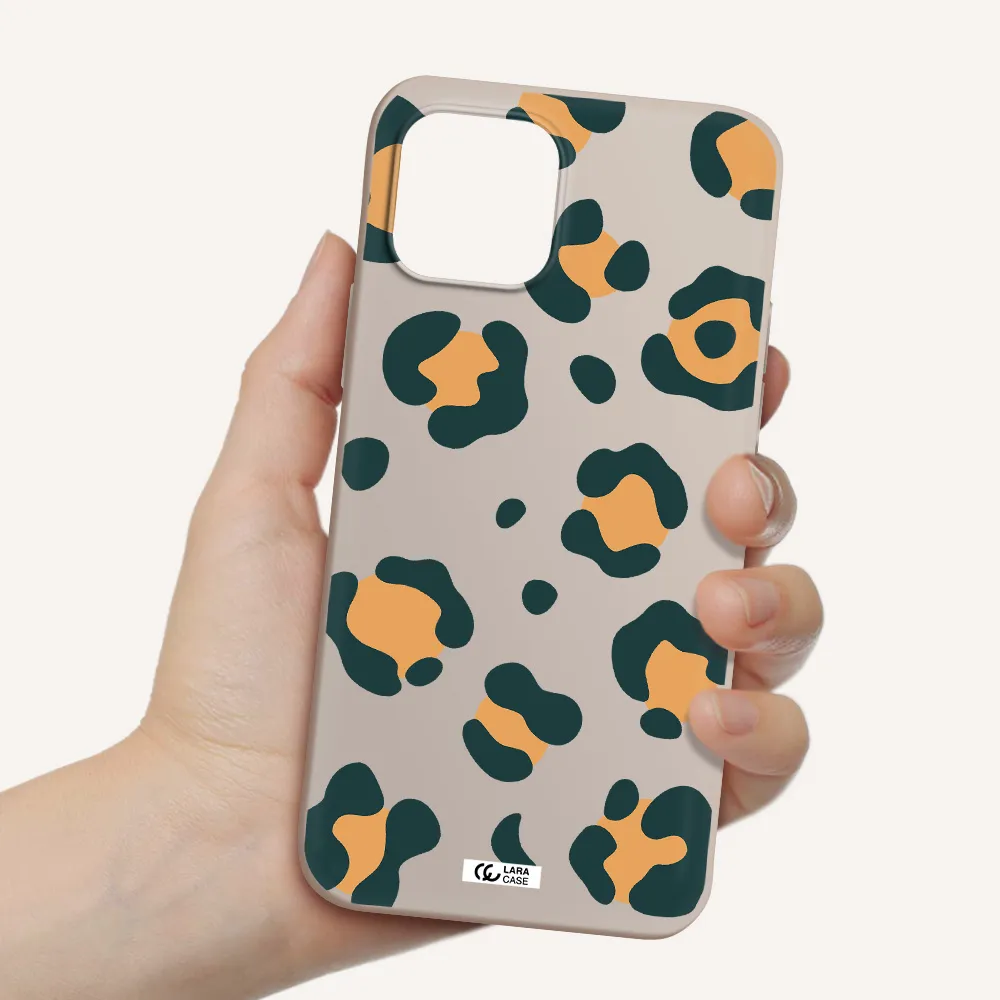 Toon Leopard Apple iPhone 12 Silicone Stone Case