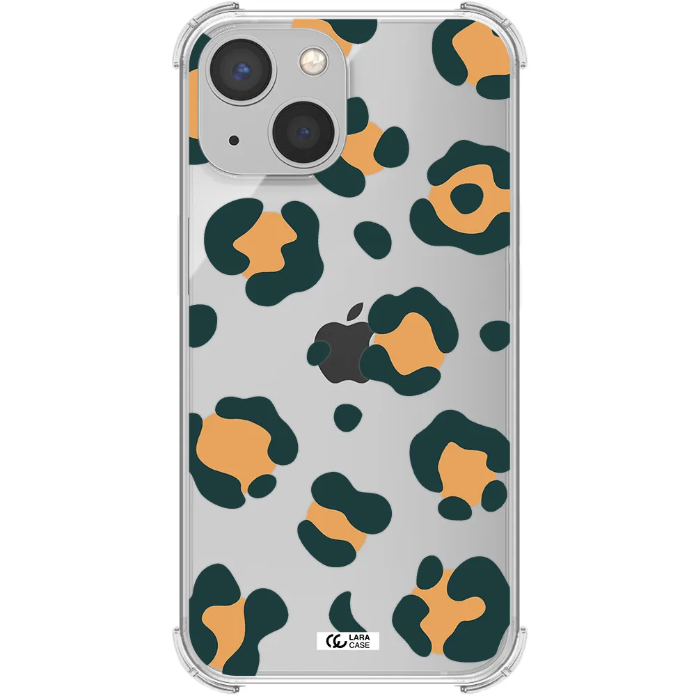 Toon Leopard Apple iPhone 13 Clear PC Case