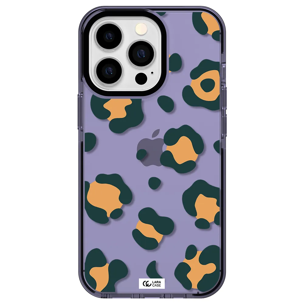 Toon Leopard Apple iPhone 13 Pro impact Lilac Case