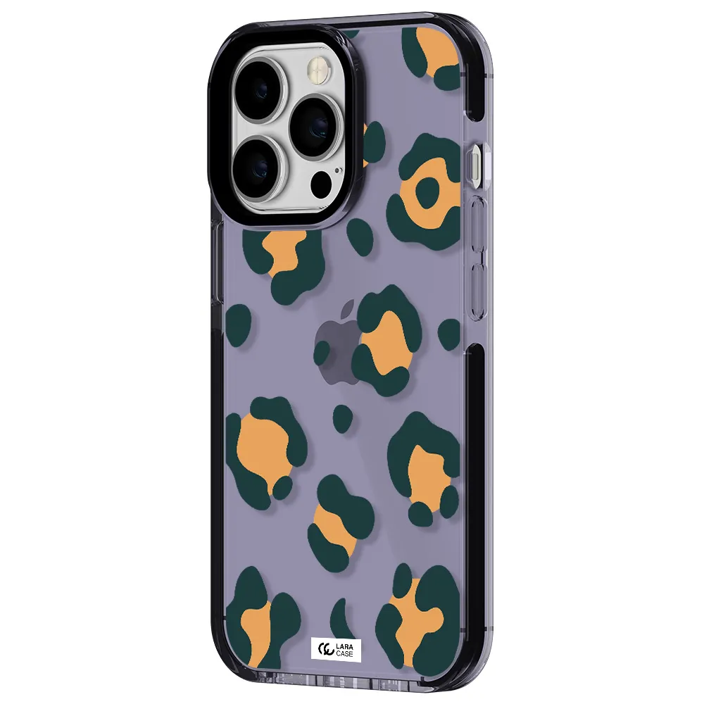 Toon Leopard Apple iPhone 13 Pro impact Lilac Case