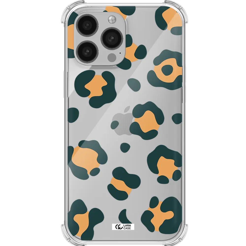 Toon Leopard Apple iPhone 13 Pro Max Clear PC Case