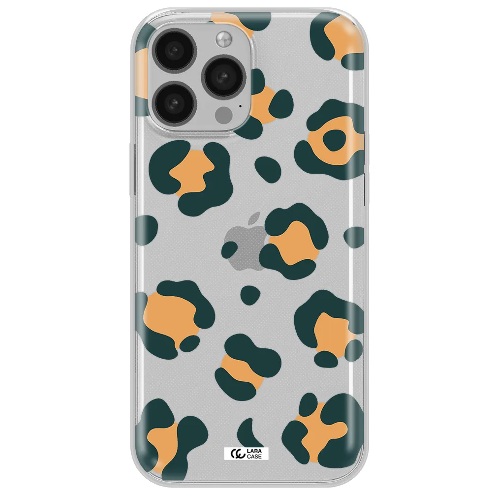 Toon Leopard Apple iPhone 13 Pro Max Clear TPU Case