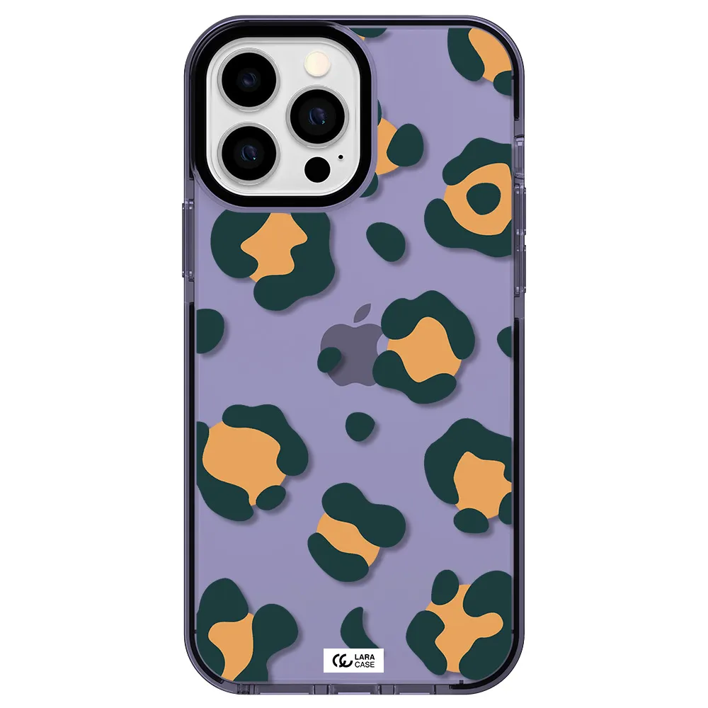 Toon Leopard Apple iPhone 13 Pro Max impact Lilac Case