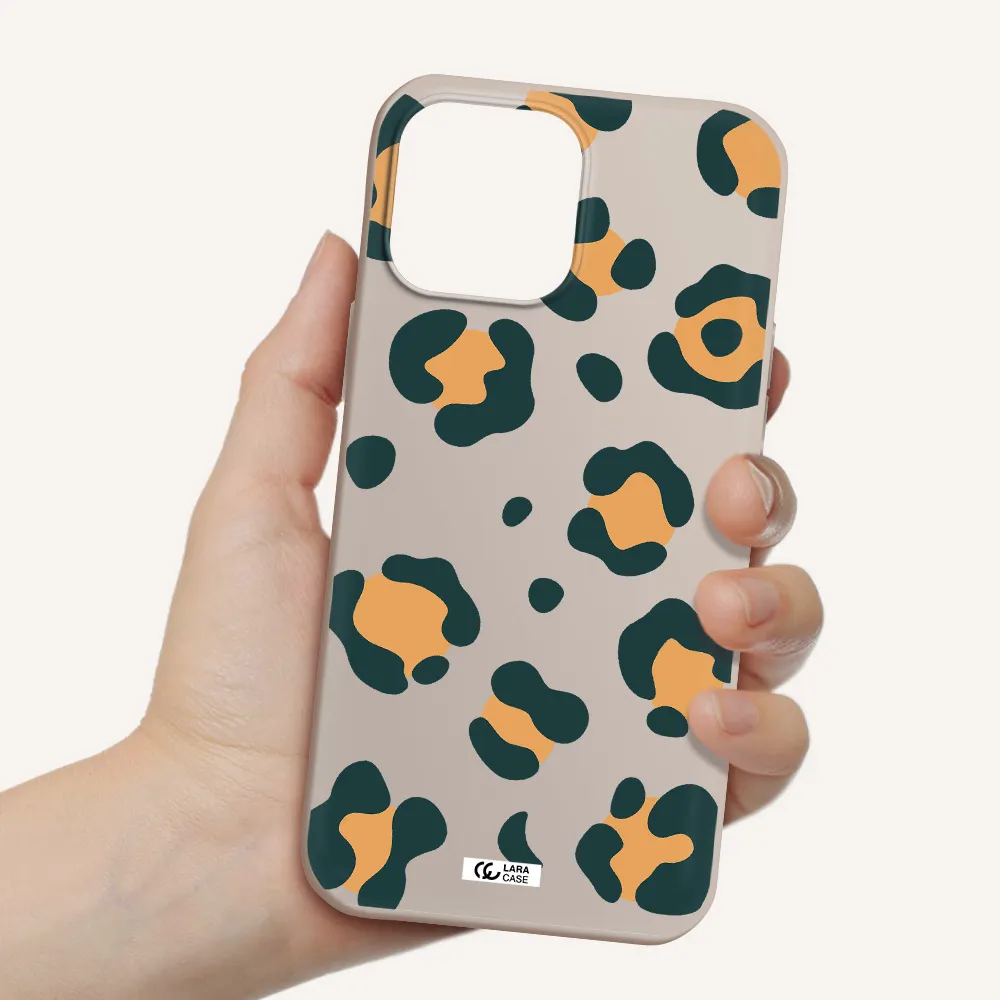 Toon Leopard Apple iPhone 13 Pro Silicone Stone Case