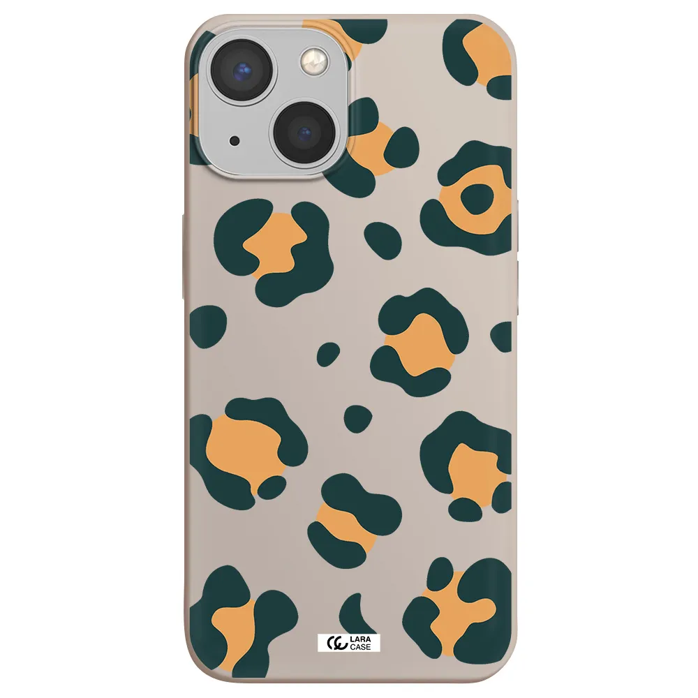 Toon Leopard Apple iPhone 13 Silicone Stone Case