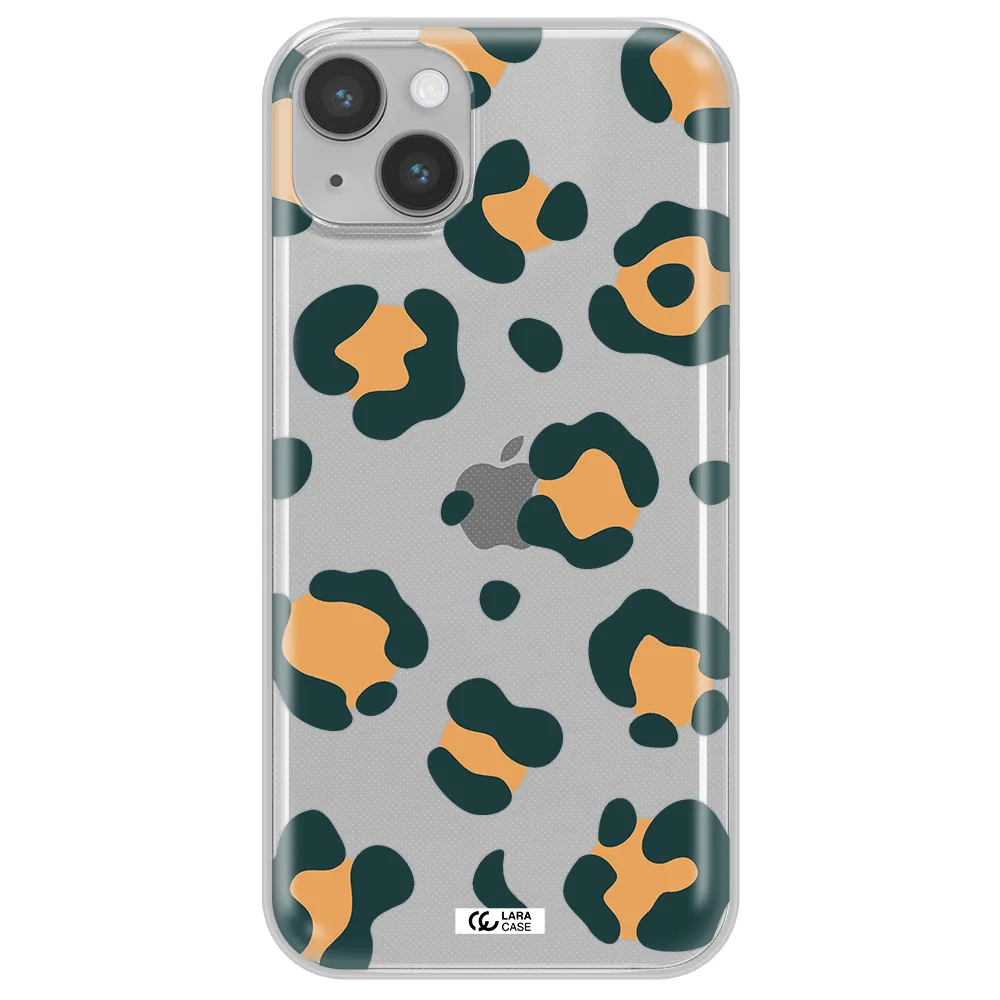 Toon Leopard Apple iPhone 14 Clear TPU Case