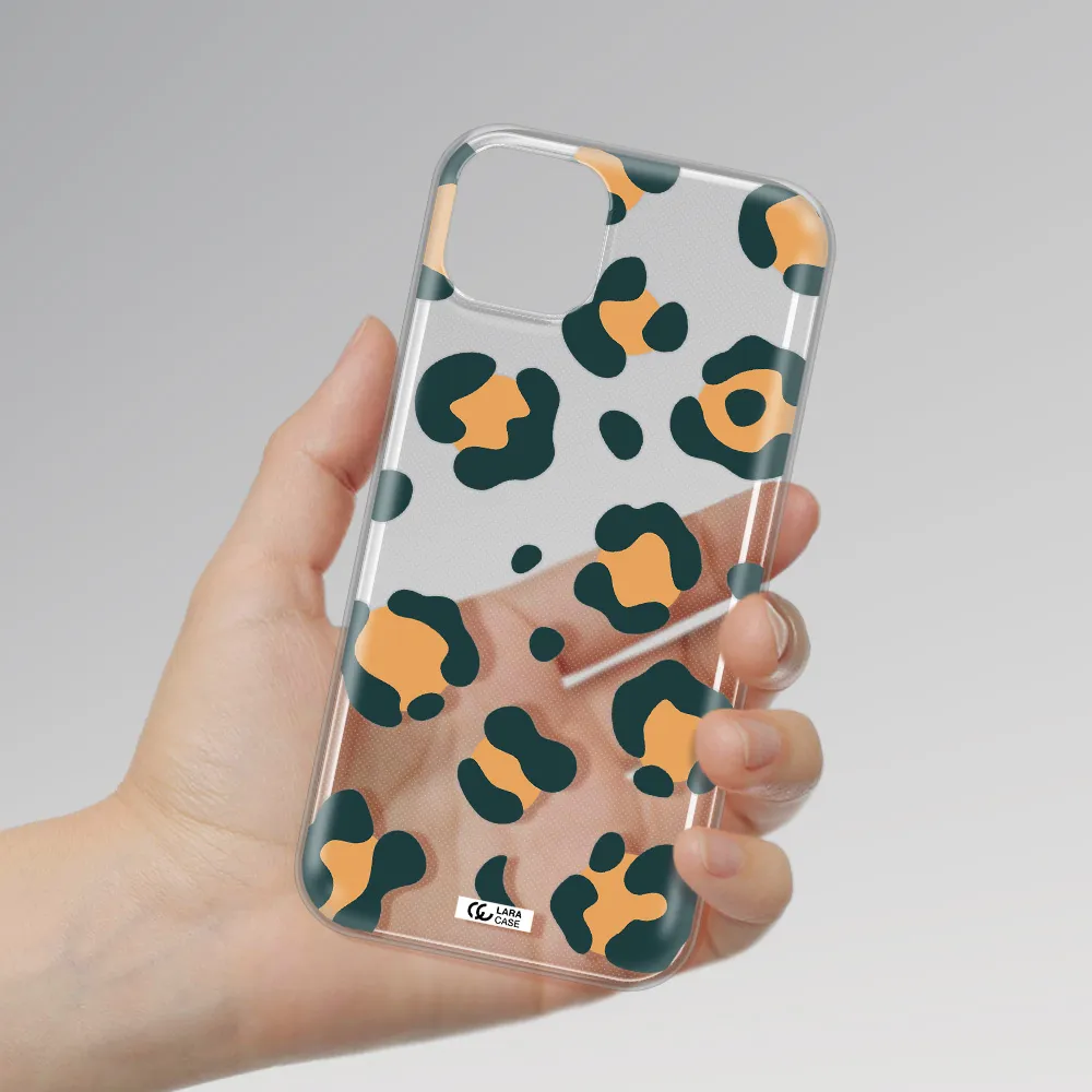 Toon Leopard Apple iPhone 14 Clear TPU Case