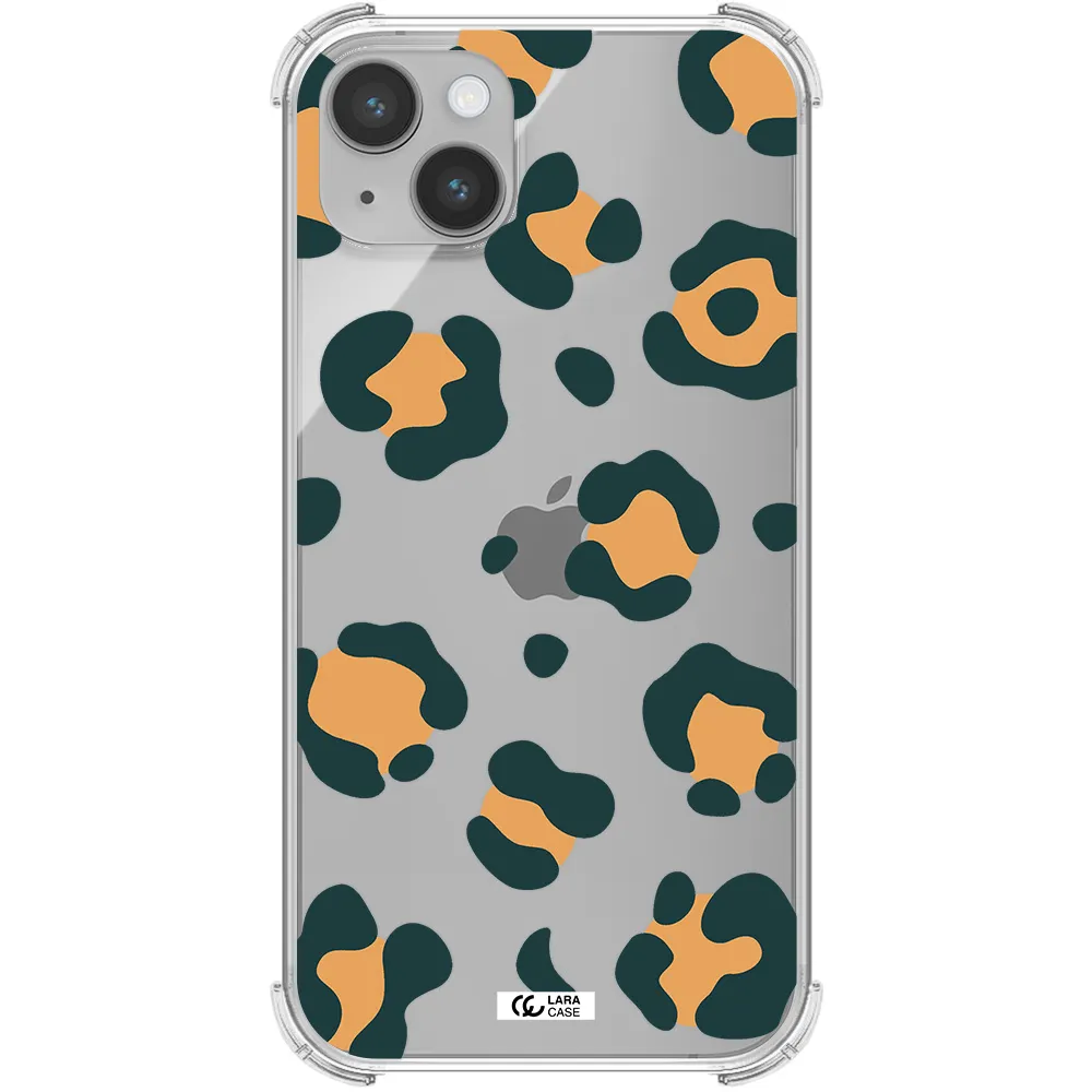 Toon Leopard Apple iPhone 14 plus Clear PC Case