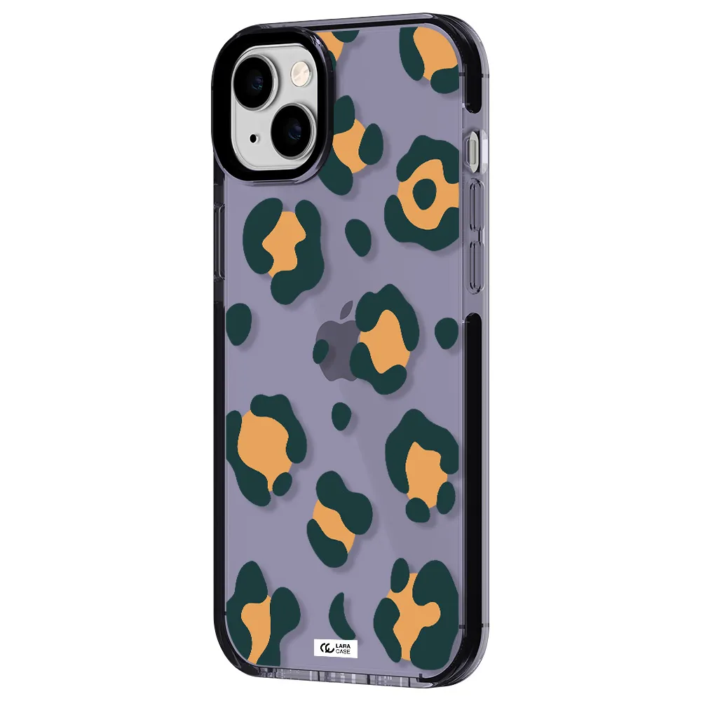 Toon Leopard Apple iPhone 14 plus impact Lilac Case