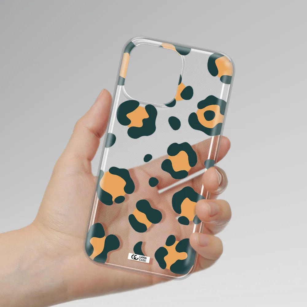 Toon Leopard Apple iPhone 14 pro Clear TPU Case