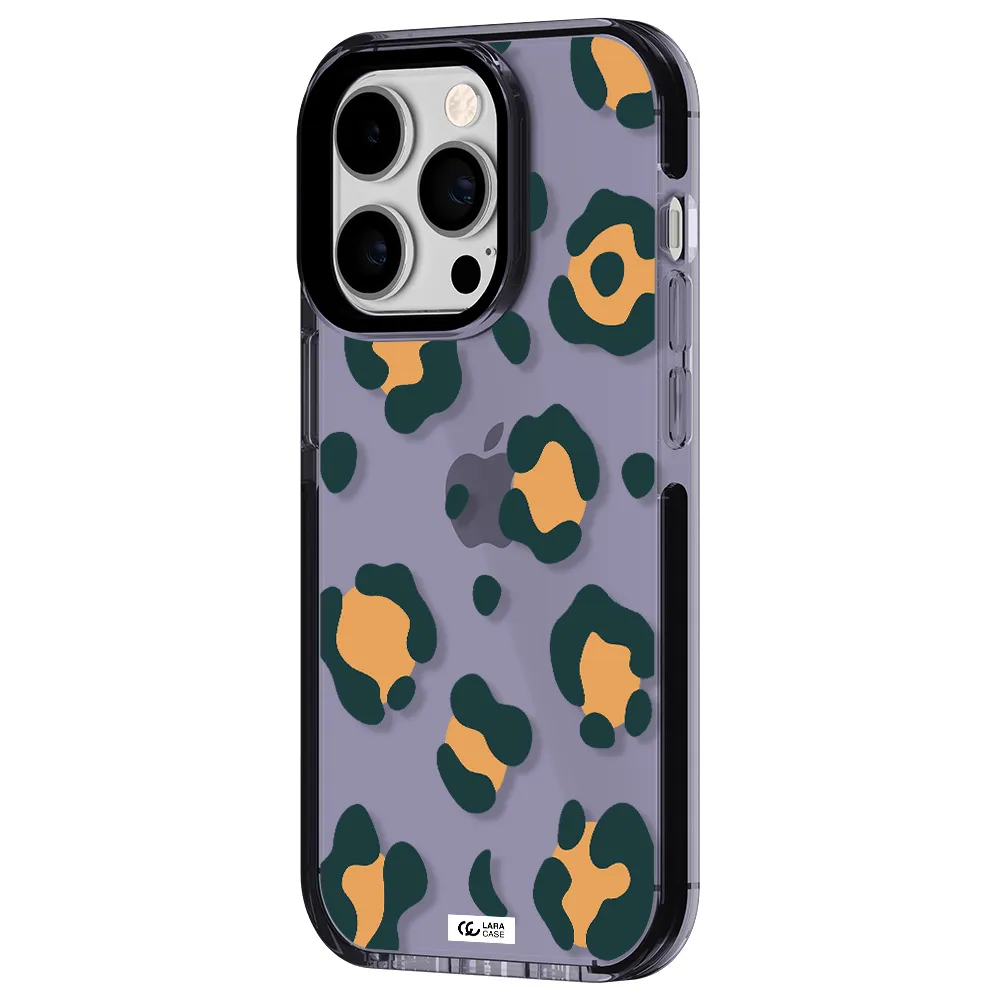 Toon Leopard Apple iPhone 14 pro impact Lilac Case