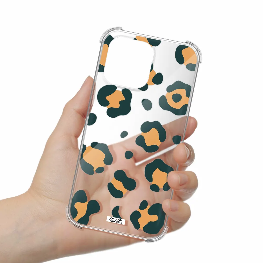 Toon Leopard Apple iPhone 14 pro max Clear PC Case