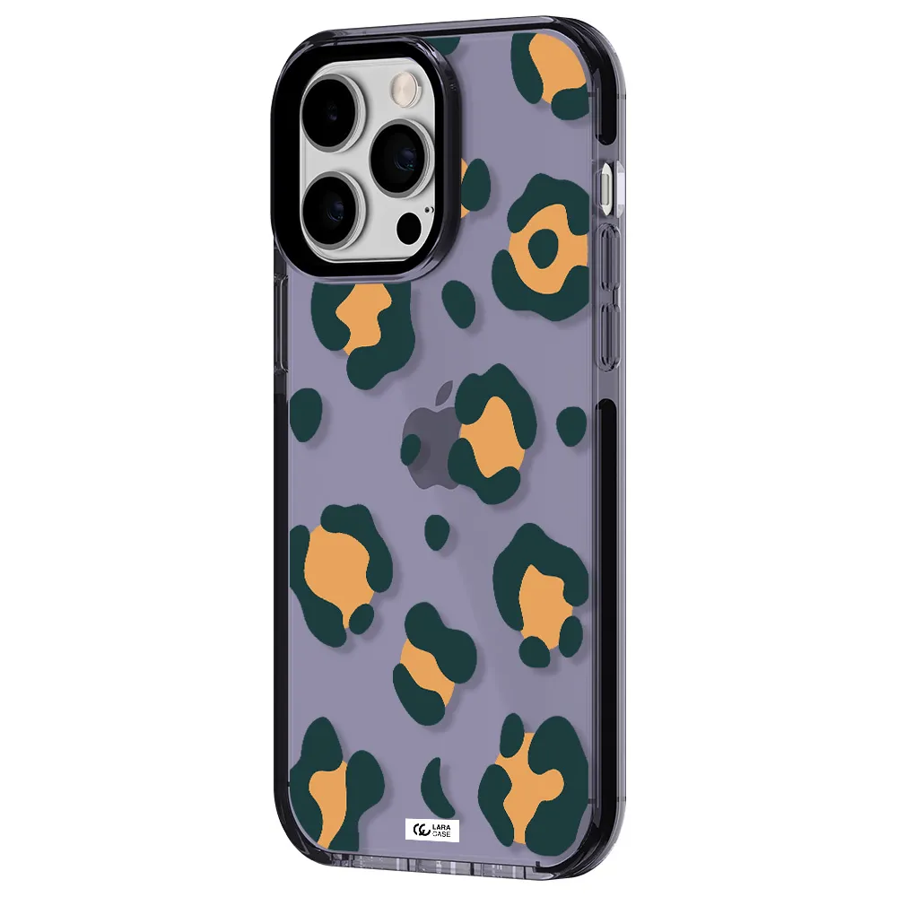 Toon Leopard Apple iPhone 14 pro max impact Lilac Case
