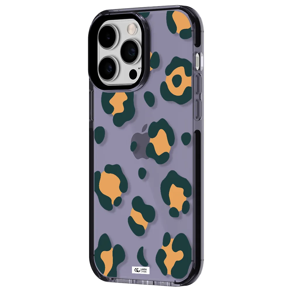 Toon Leopard Apple iPhone 15 Pro impact Lilac Case