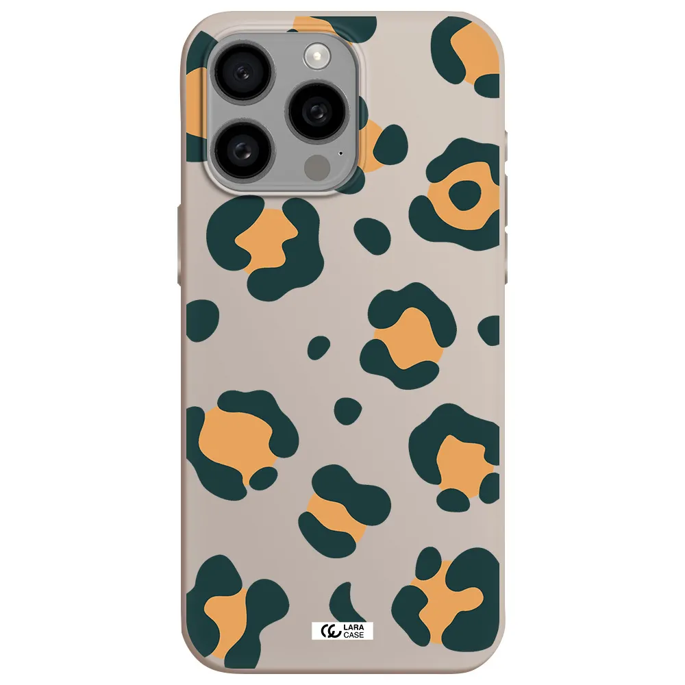 Toon Leopard Apple Iphone 15 Pro max Silicone Stone Case