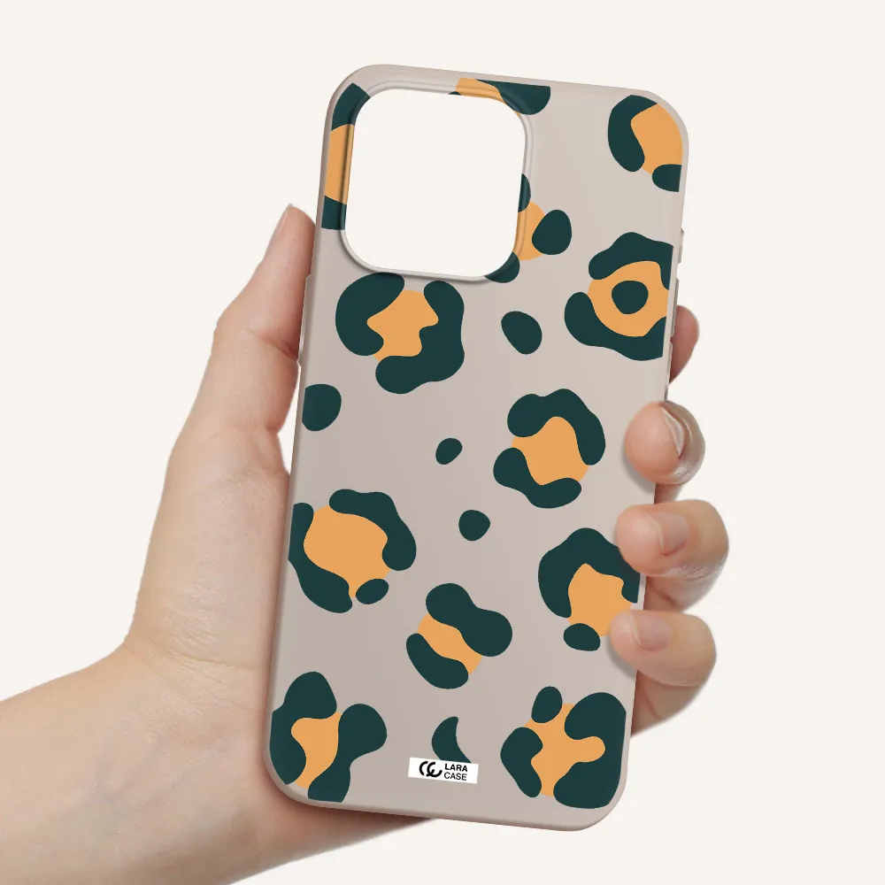 Toon Leopard Apple Iphone 15 Pro max Silicone Stone Case