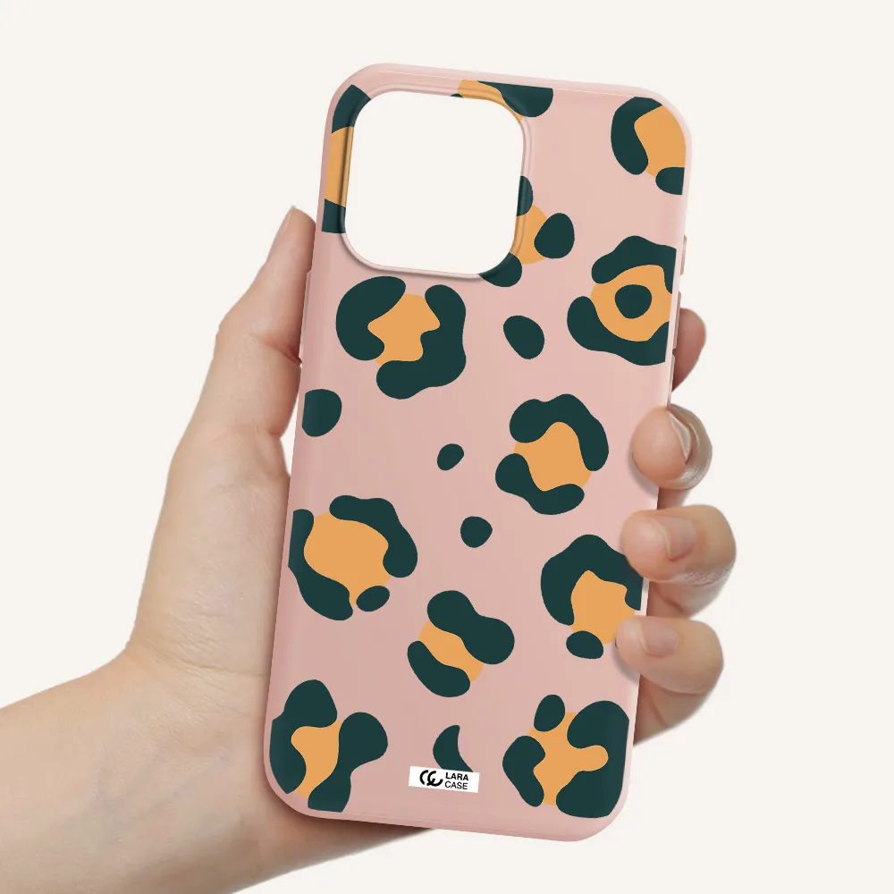 Toon Leopard Apple Iphone 16 Pro Max Silicone Pastel Pink Case