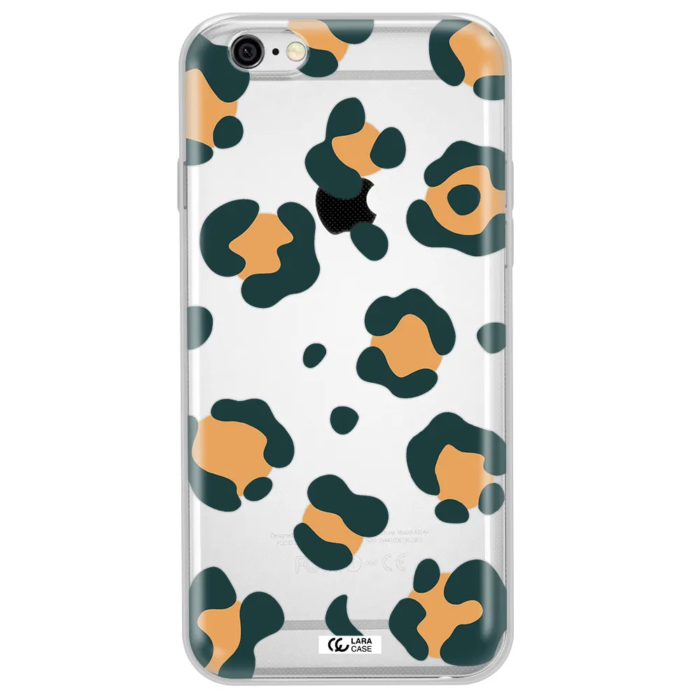Toon Leopard Apple iPhone 6 Clear TPU Case