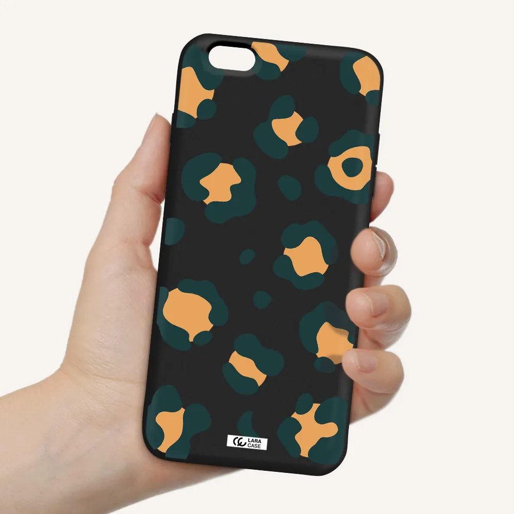 Toon Leopard Apple iPhone 6 plus Silicone black Case