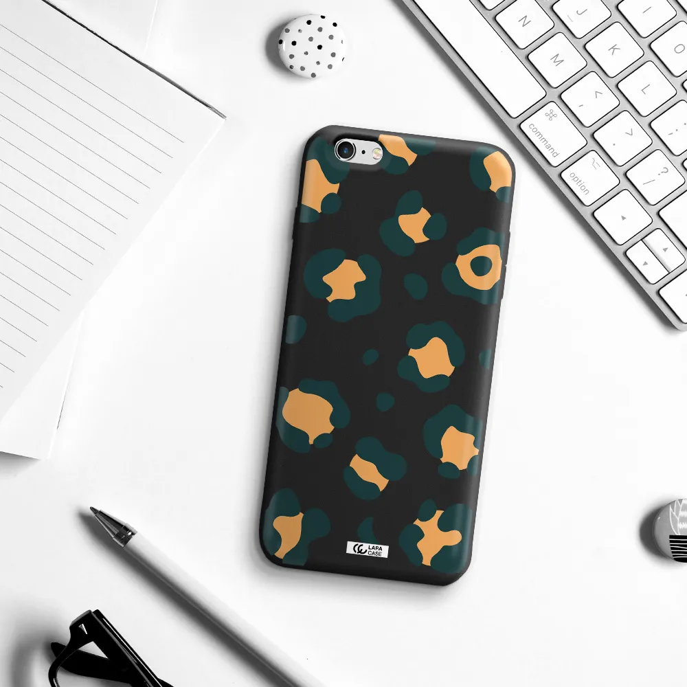Toon Leopard Apple iPhone 6 plus Silicone black Case