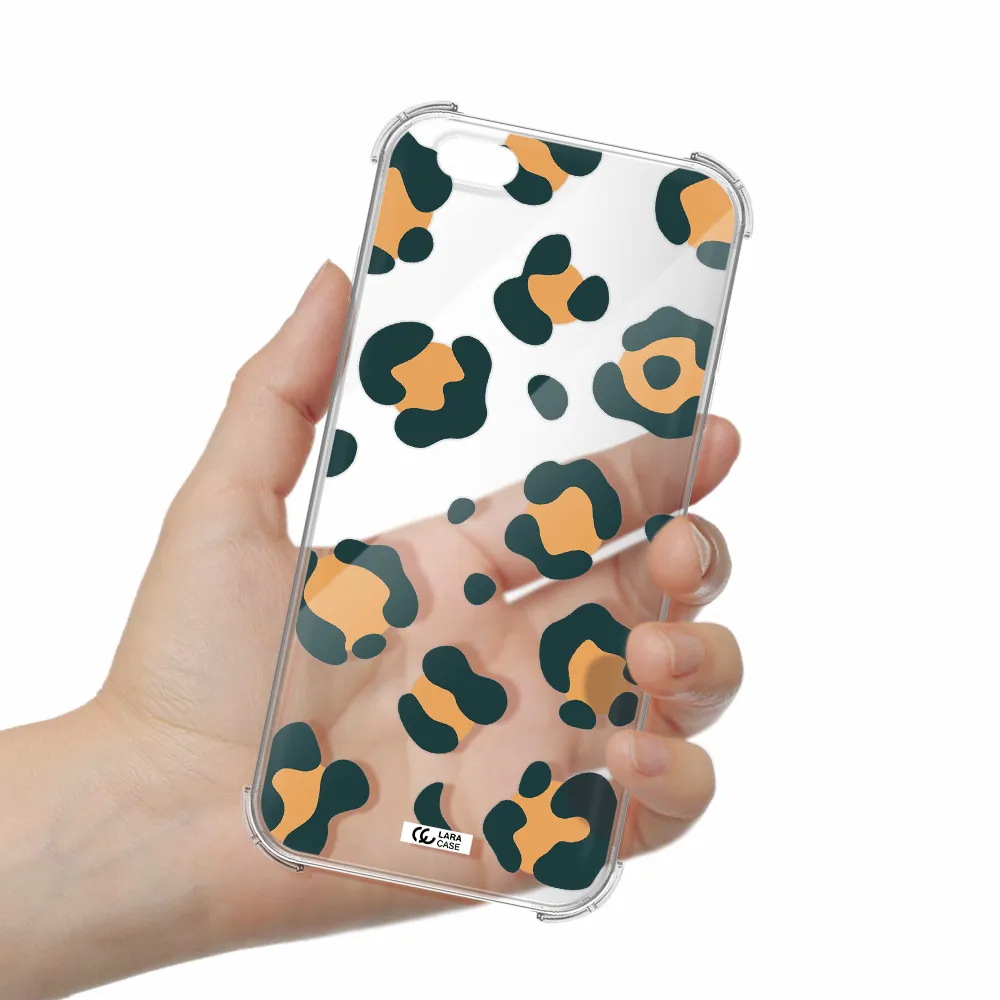 Toon Leopard Apple iPhone 6 s plus Clear PC Case