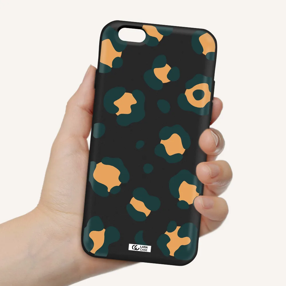 Toon Leopard Apple iPhone 6 Silicone black Case