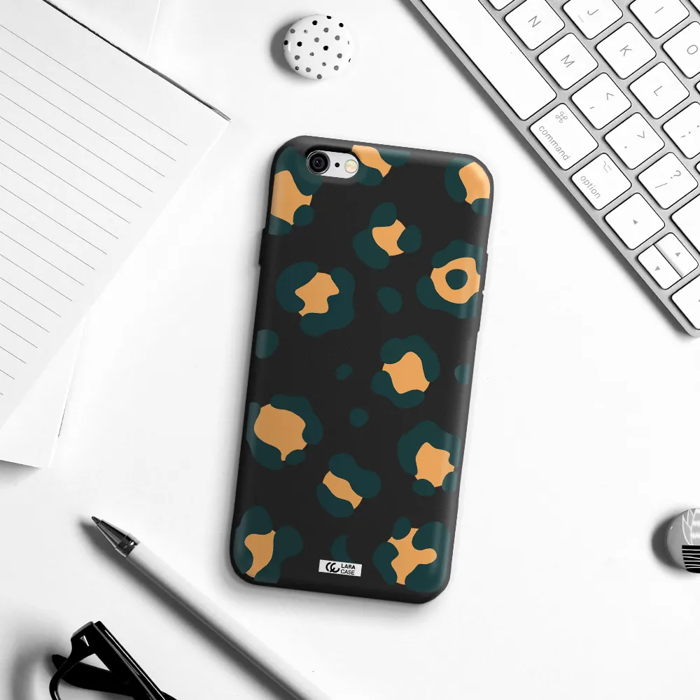 Toon Leopard Apple iPhone 6 Silicone black Case