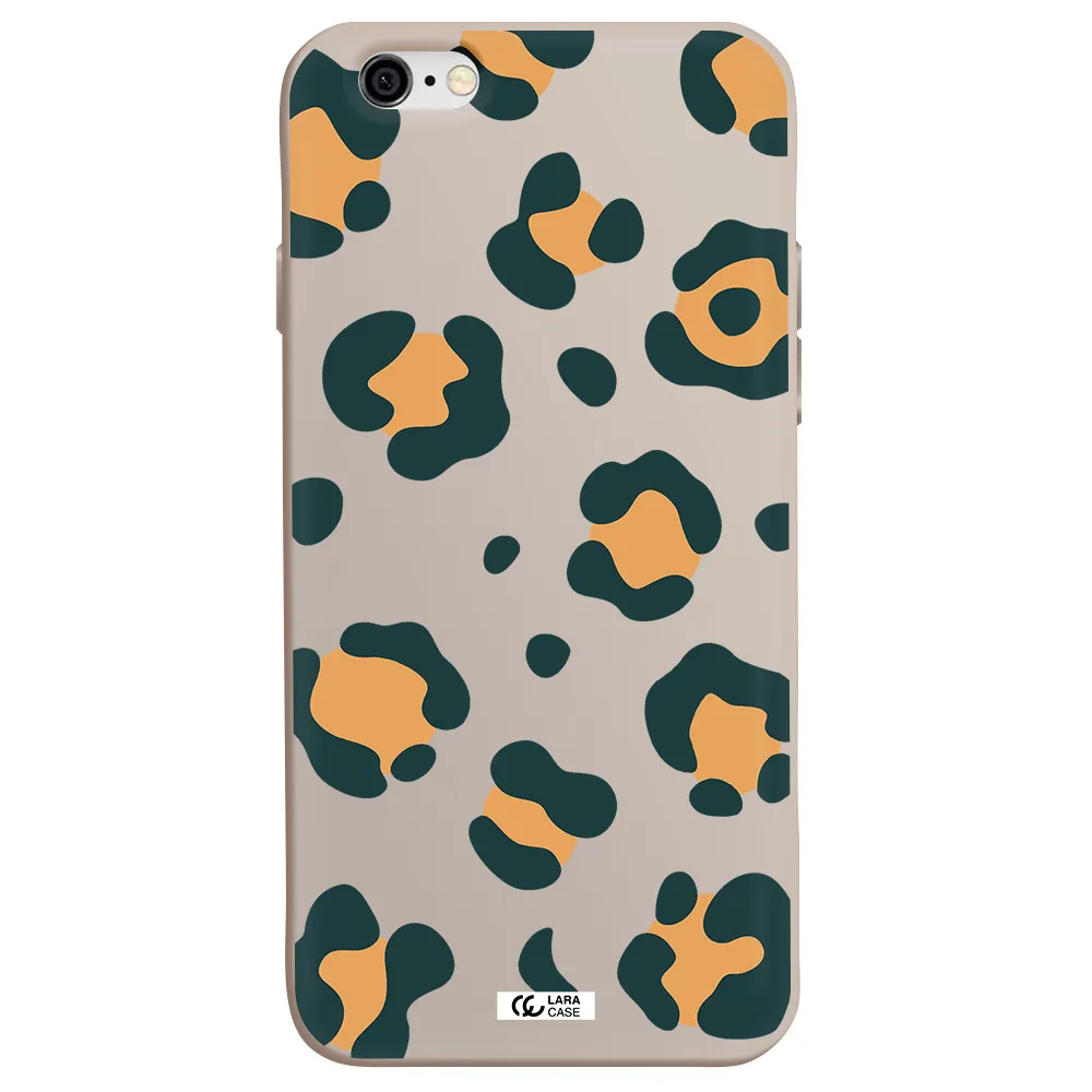 Toon Leopard Apple iPhone 6 Silicone Stone Case