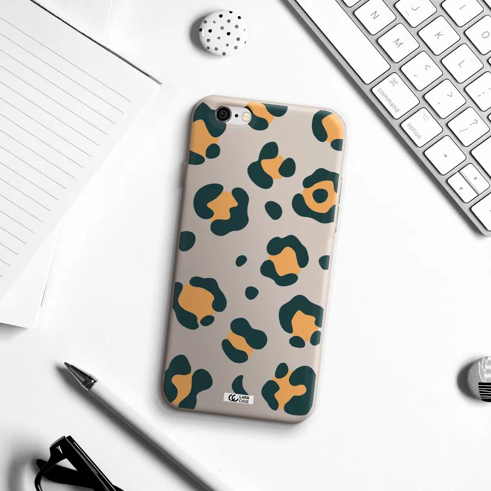Toon Leopard Apple iPhone 6 Silicone Stone Case