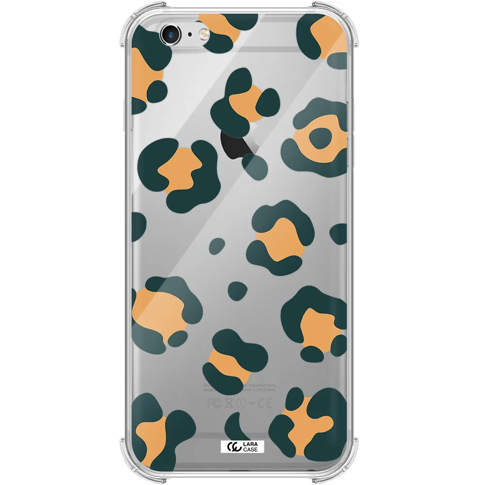 Toon Leopard Apple iPhone 6S Clear PC Case